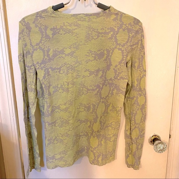 Proenza Schouler Snake Print Long Sleeve Tee - Picture 3 of 5
